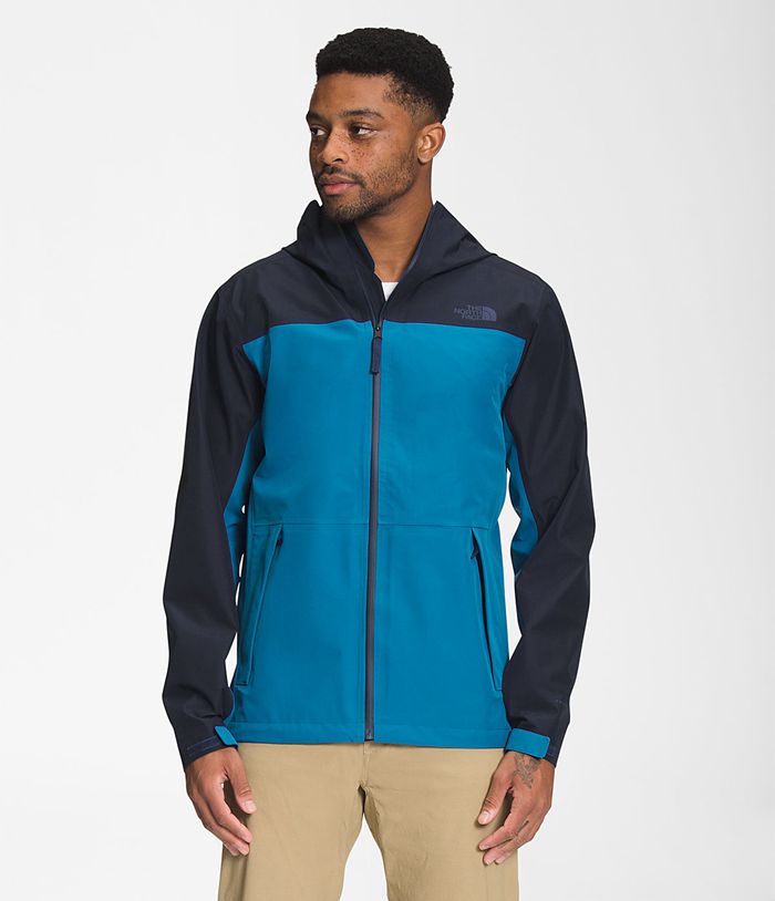 The North Face Mens Rain Jacket Dryzzle FUTURELIGHT™ 318HGVXAW - Blue/Navy